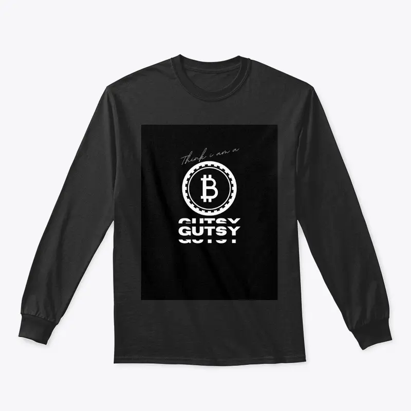 GUTSY BLACK TSHIRTS AND HOODIES